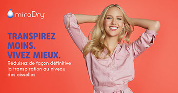 miradry solution à la transpiration des aisselles